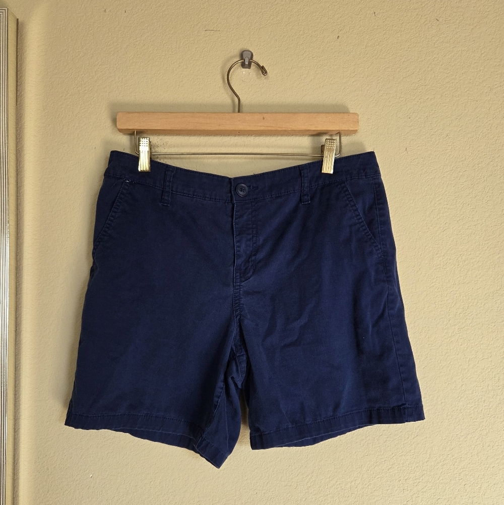 St Johns Bay Navy Cotton Shorts